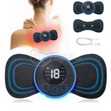 Mini Massageador Portátil Ems Recarregável Impulsos Elétricos Relaxamento Muscular Alívio