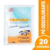 Pó Descolorante Blondor Camomila 20g - Embalagem Com 20 Unidades
