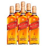 Whisky Johnnie Walker Red Label 1l 6 Unidades