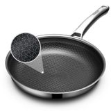 Frigideira Ligtspce Antiaderente De Aço Inoxidável Híbrido De 30 Cm
