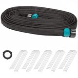 Mangueira De Imersão Linex Flat 1/2 X 75 Pés Com Estaca Para Canteiros De Jardim