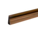 Kit 15 Caixas Com 150 M Acabamento Perfil "u" Para Forro Pvc 8mmx3cmx3,00m Bariri Imbuia