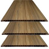 Kit 5 Caixas Com 30 M² Forro De Pvc Plus 8mm X 20cm X 3,00m Bariri Imbuia