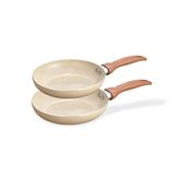 Jogo De 2 Frigideiras Antiaderentes Ceramica Com Aluminio Be