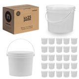 Balde 1.8 Litros Branco Para Chopp Heineken 25 Pçs