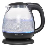 Chaleira De Chá Elétrica De Vidro Elite Gourmet Ekt1024 1l Preta