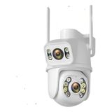 Câmera De Segurança Interna Externa Wi-fi Ip Dupla Lente 360