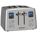 Torradeira Cuisinart Cpt-435p1 Com Contagem Regressiva De 4 Fatias Em Aço Inoxidável
