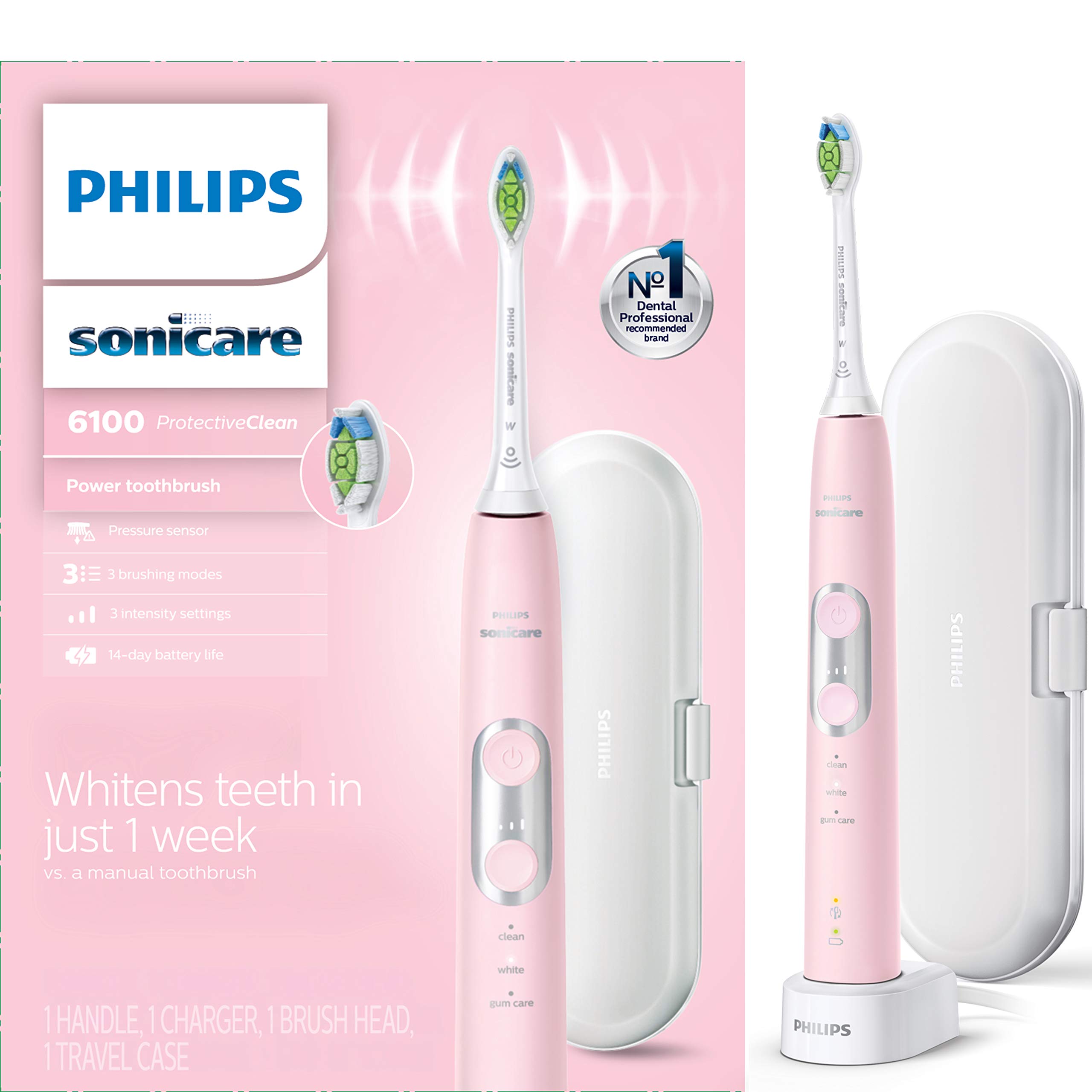 Escova De Dentes Elétrica Philips Sonicare Protectiveclean 6100