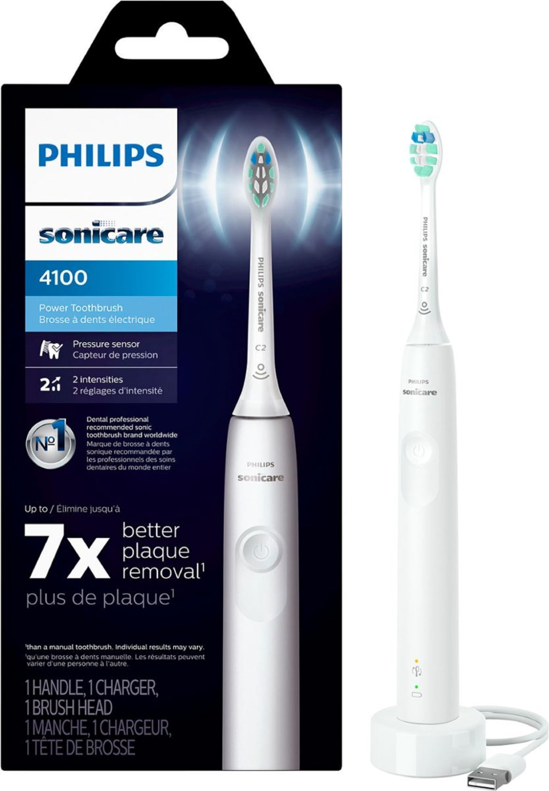 Escova De Dentes Elétrica Philips Sonicare Easy Clean Hx6511/50