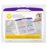 Quadro De Prática Wilton Branco/roxo 33 X 27 Cm
