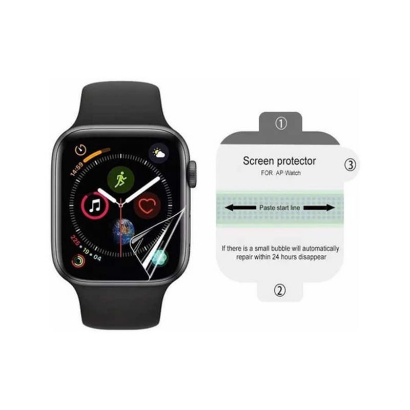Filme Protetor De Tela Hydrogel 2un Para Apple Watch 40mm
