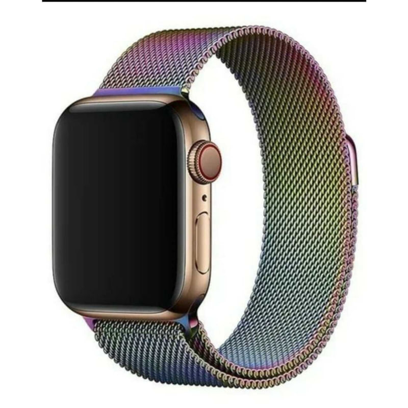 Pulseira De Metal Para Apple Watch 38-40mm Em Aço Inoxidável