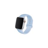 Pulseira Apple Watch Genérica De Silicone Azul Claro 38-40mm