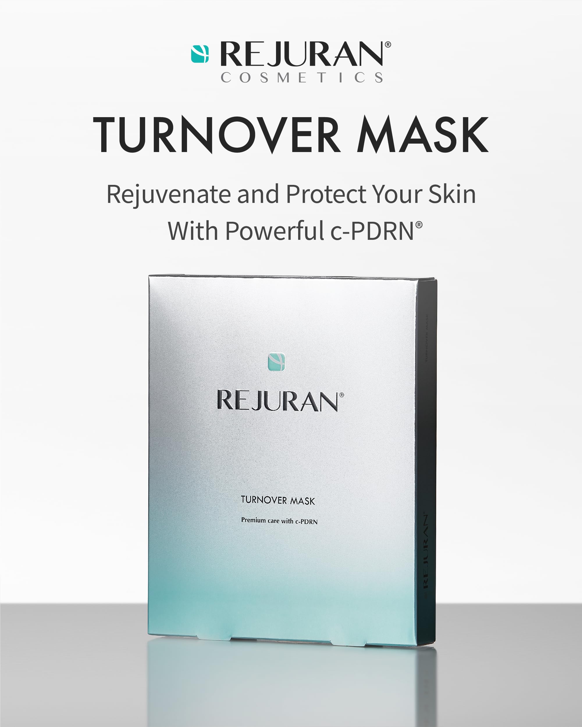Máscara De Lençol Rejuran Turnover Mask C-pdrn Skin Repair 40 Ml X