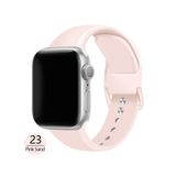 Pulseira De Silicone Para Apple Watch 38-40mm Pink Sand