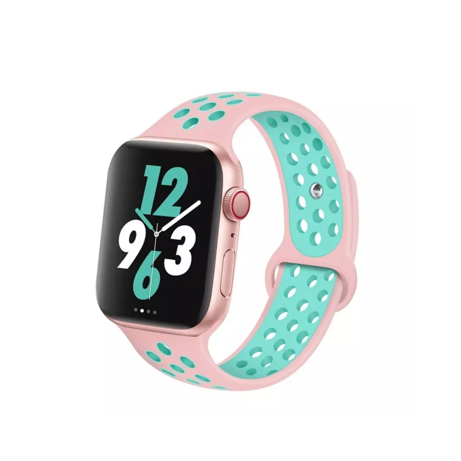 Pulseira Esportiva Para Apple Watch 42-44-45mm Sm Pink