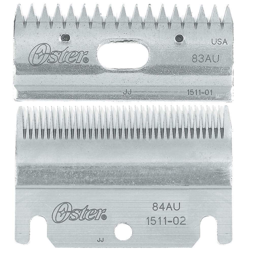 Conjunto Clipper Blade Oster Clipmaster 83au E 84au Para Cavalos