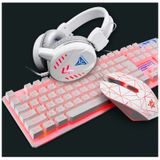 Conjunto De Jogos Rgb Light Com Teclado, Mouse, Fones De Ouvido E Mousep