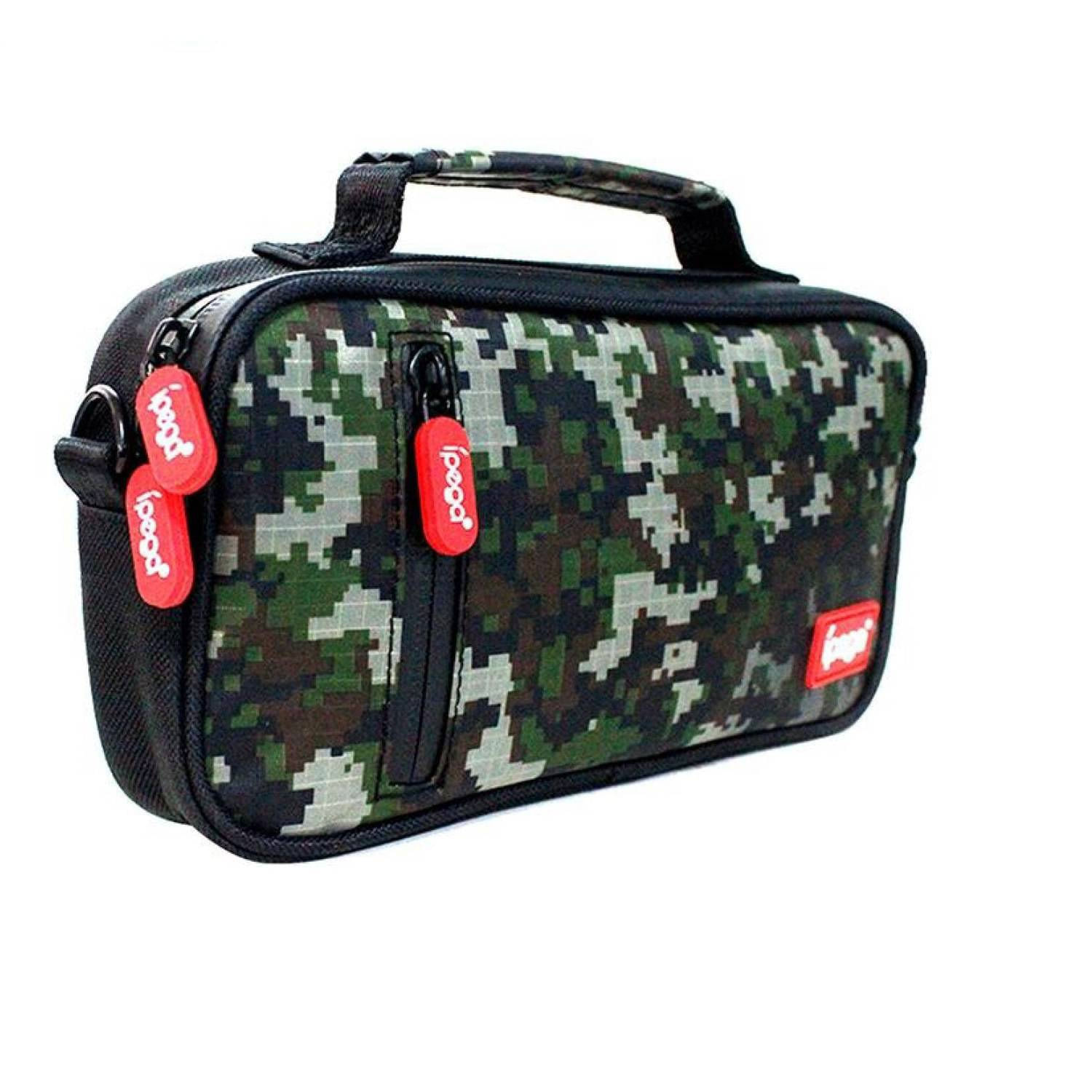 Capa Protetora Nintendo Switch Camouflage Com Alça De Ombro