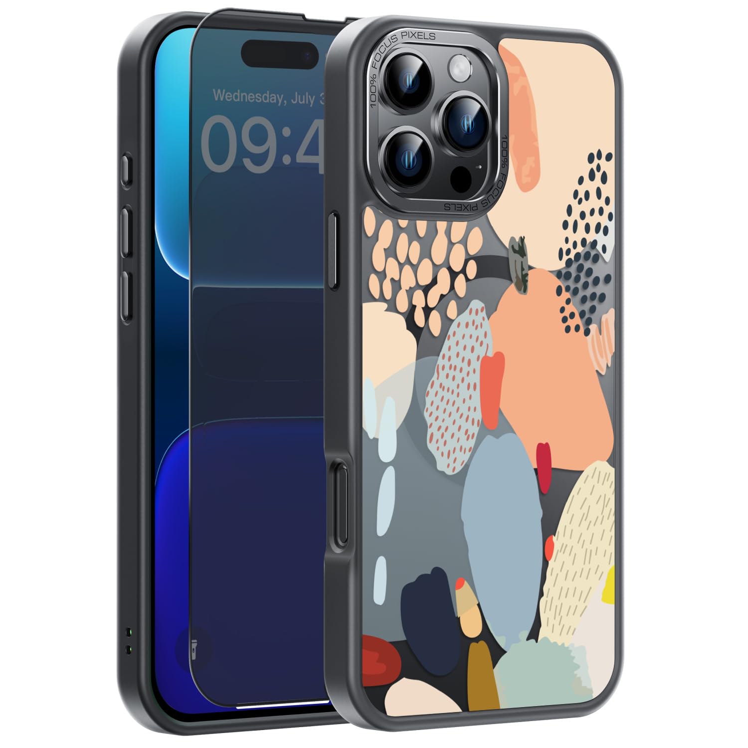Capa De Telefone Funmiko Para Iphone 16 Pro Com Tela De Privacidade