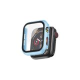 Capa Para Apple Watch 42 Mm Celeste Com Protetor De Vidro Temperado