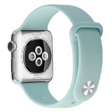 Smartwatch Apple Watch Turquesa Com Pulseira De Silicone 42-44-45 Mm