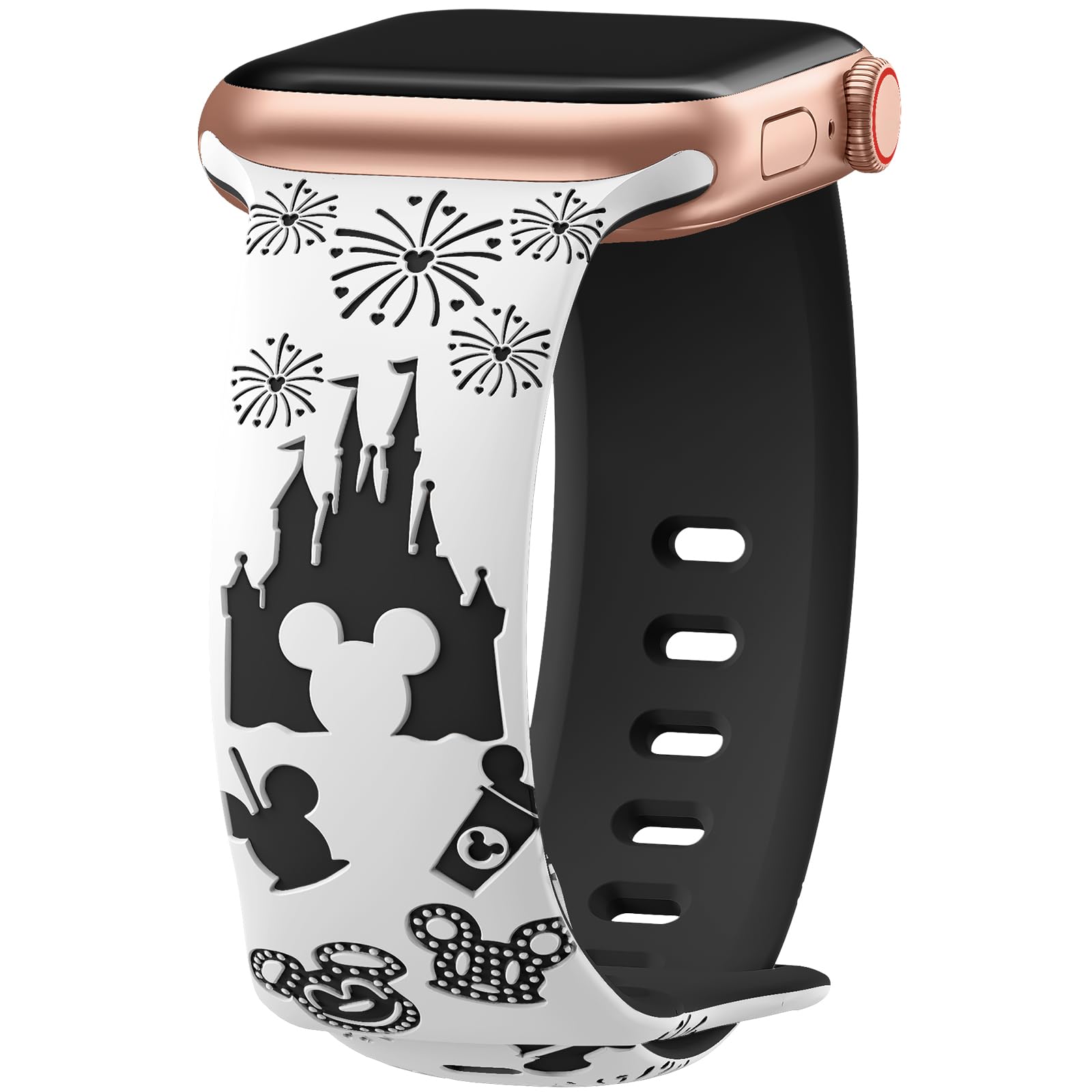 Pulseira De Relógio Hoguomy Cartoon Gravada Em Silicone 40mm-49mm