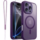 Capa De Telefone Roybens Para Iphone 16 Pro-max Matte Clear Purple
