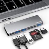 Hub Usb-c Raycue Para Macbook Pro/air M1 M2 M3 Com Portas 6 Em 1