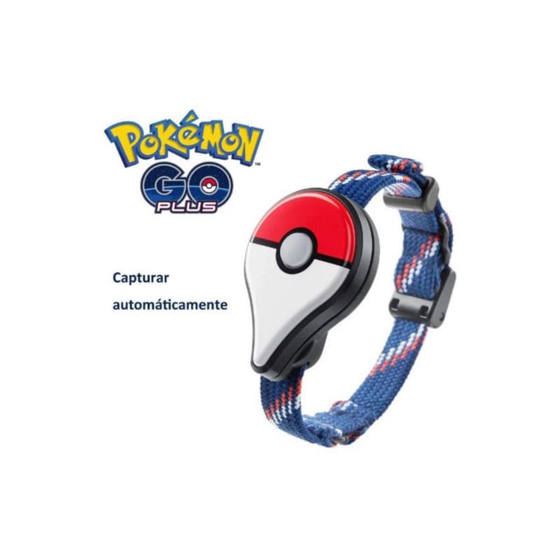 Pulseira Nintendo Pokémon Go Plus Azul Com Vermelho