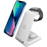 Estação De Carregamento Sem Fio 3 Em 1 Para Iphone/apple Watch