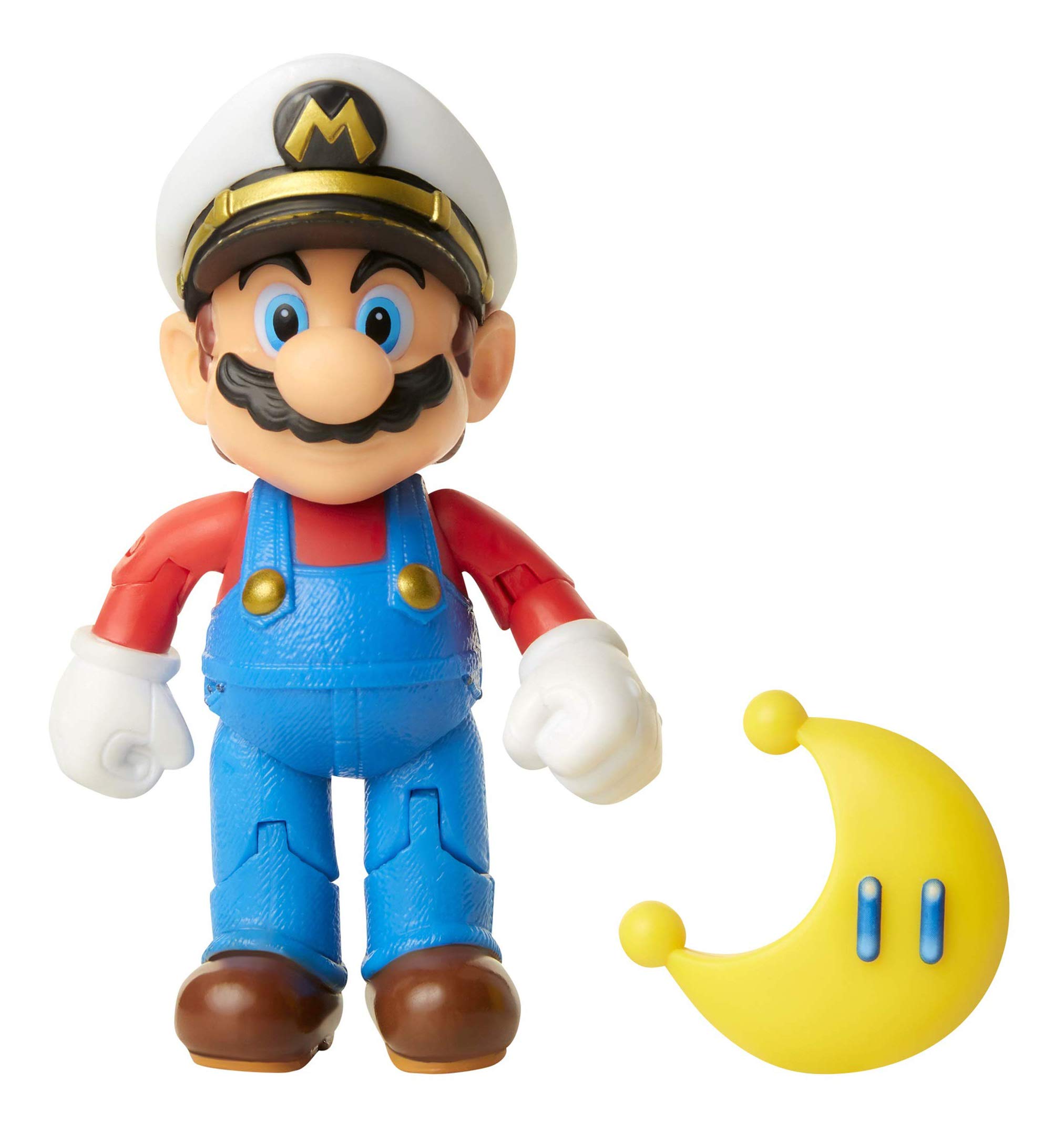 Boneco De Ação Nintendo Super Mario Captain Mario 10cm Com Power Moon
