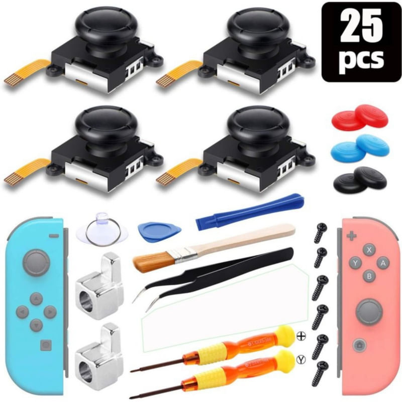 Joystick De Substituição Do Kit De Reparo Para Nintendo Switch Joycon