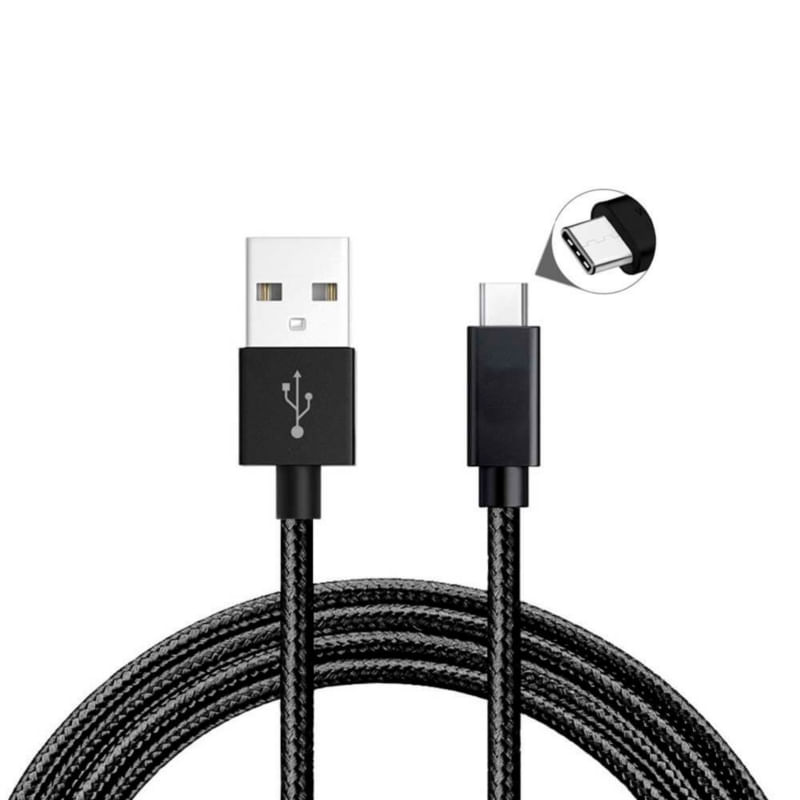 Cabo De Carregamento Usb Tipo C De Carga Rápida De 1 M Para Android Samsung