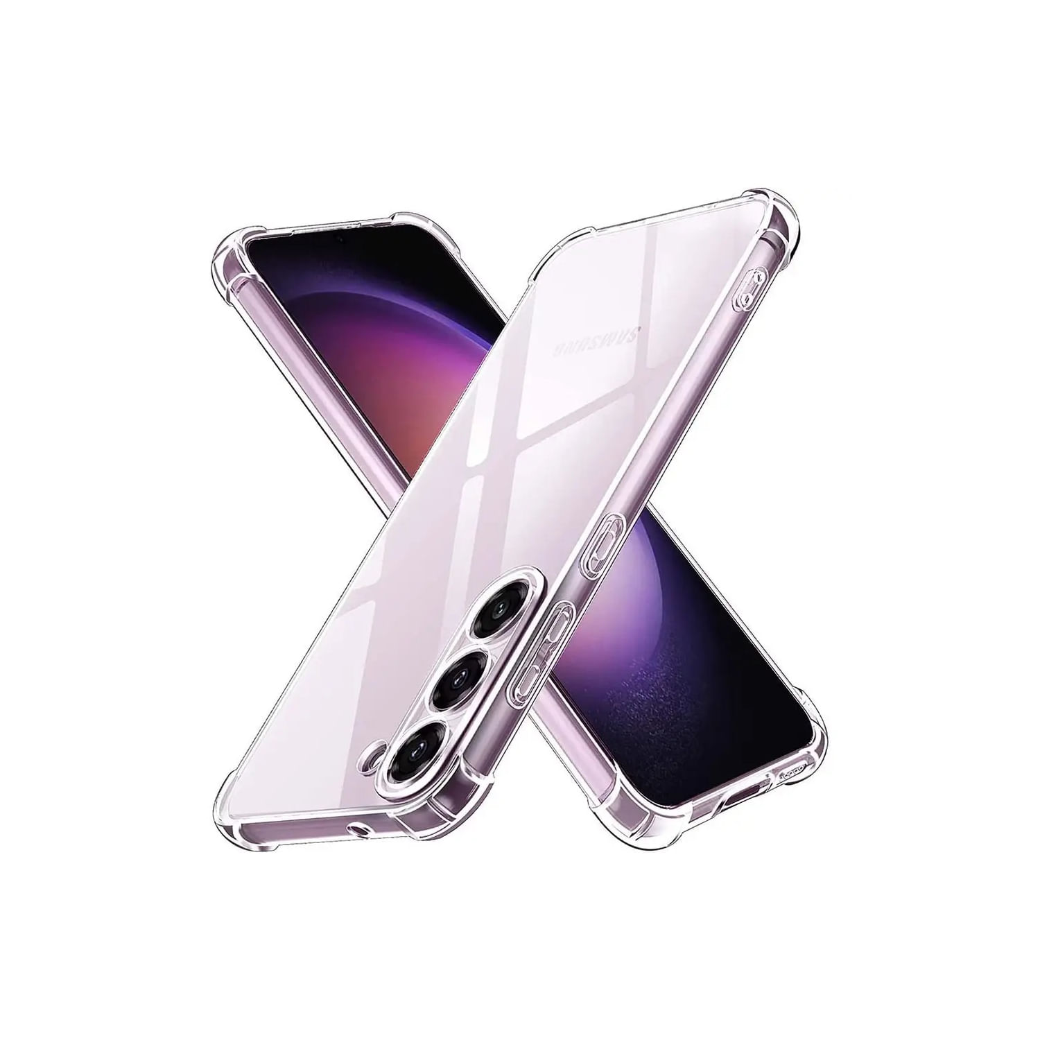 Capa Transparente De Plástico Flexível Samsung A24 4g