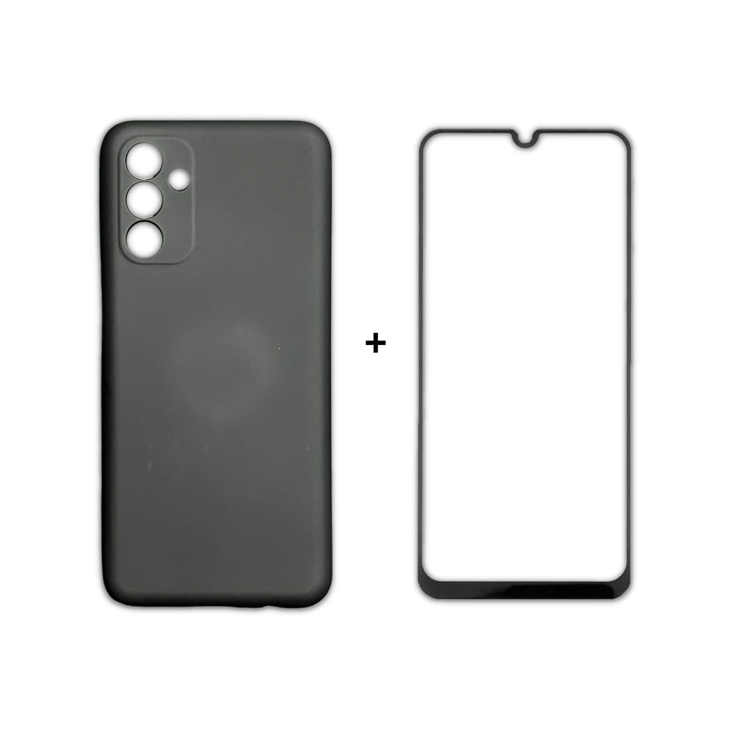 Capa Para Samsung Galaxy A04s - Cor Preta Mica