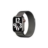 Pulseira De Relógio Preta Metálica Para Apple Watch 38/40/41 Mm
