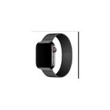 Pulseira Magnética De Metal Para Apple Watch 38 Mm 40 Mm 41 Mm Preta