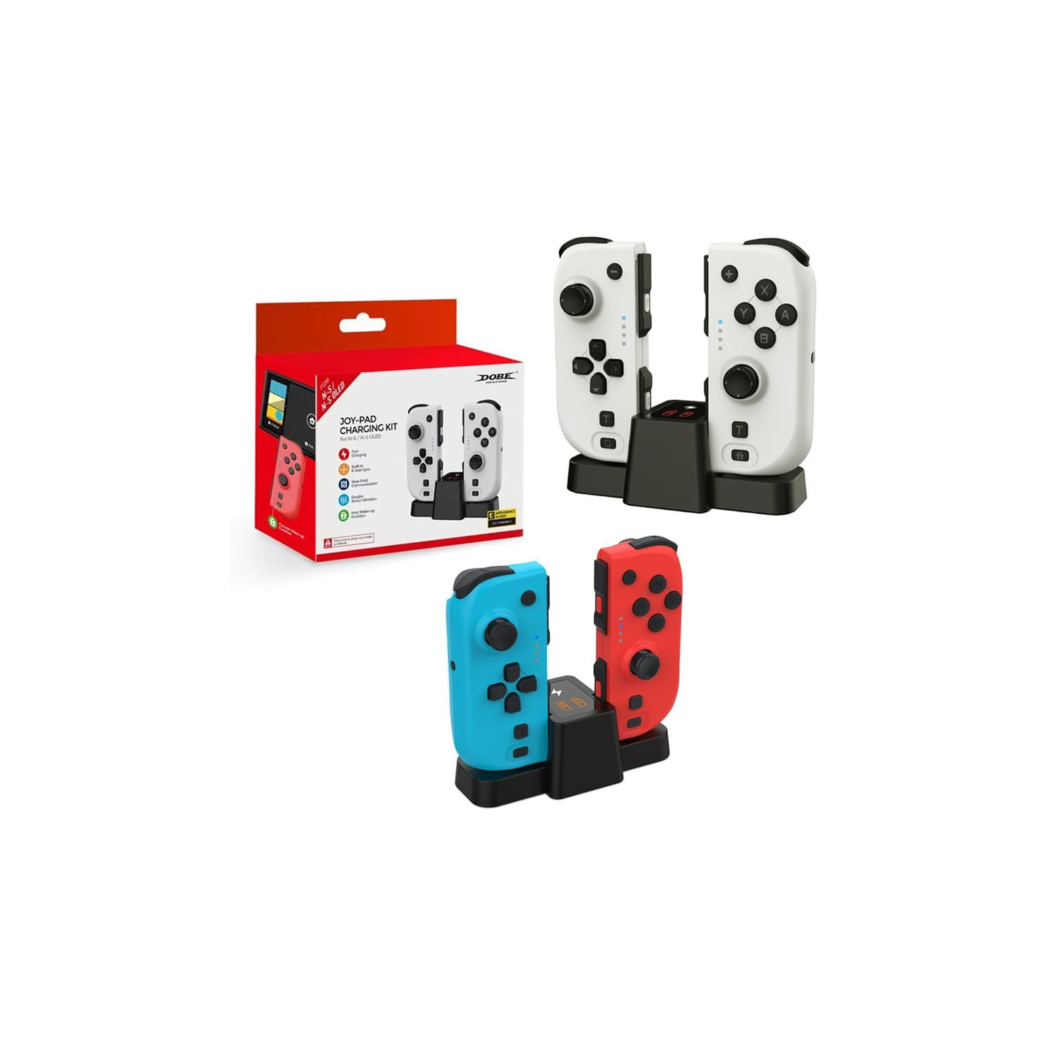 Carregador De Controle Com Função Nfc Para Nintendo Switch