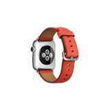 Pulseira De Relógio Pulseira De Couro Apple Watch 38/40/41 Mm Laranja