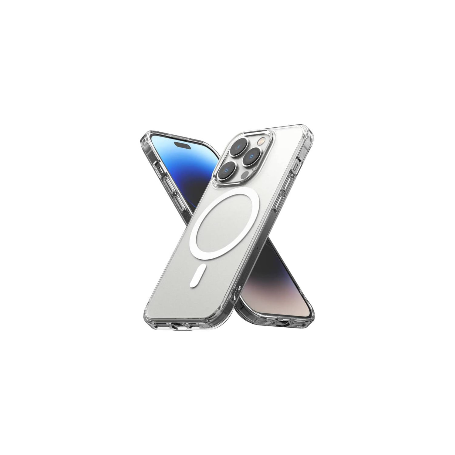 Capa De Telefone Transparente Magsafe Para Iphone 14 Plus