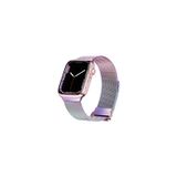 Pulseira De Relógio Litmus Purple Metal Para Apple Watch 38/40/41 Mm