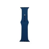 Pulseira De Silicone Para Apple Watch 38-40-41mm Sm Ni - Preto