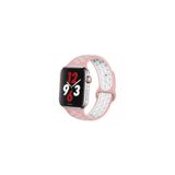 Pulseira Esportiva De Silicone Para Apple Watch 38-40-41 Mm Rosa