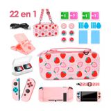 Capa Protetora Nintendo Switch Normal Rosa Morango