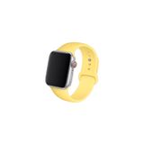 Pulseira De Silicone Amarelo Genérico Para Apple Watch 38-40mm