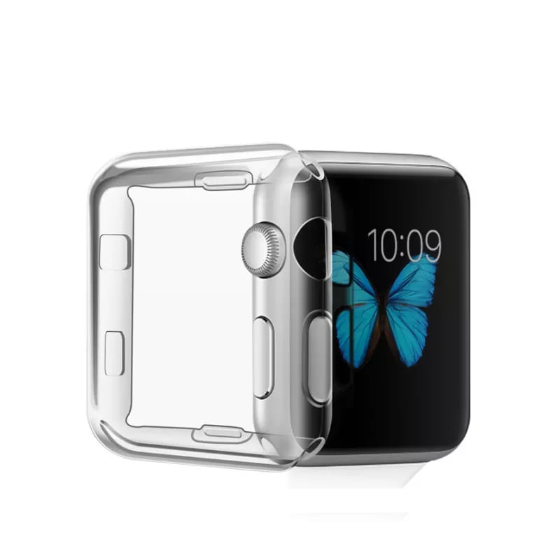 Capa Para Apple Watch De 40 Mm Com Proteção De Tela De Vidro Temperado