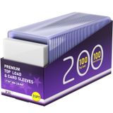 Pju Card Sleeves Top Loaders 200 Ct + 100 Soft Sleeves