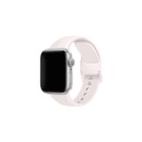 Pulseira De Silicone Creme Genérica Para Apple Watch 38-40 Mm